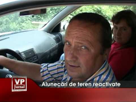 Alunecări de teren reactivate