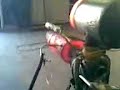 jet engine glowing