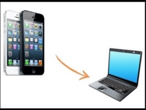 how to attach iphone to computer