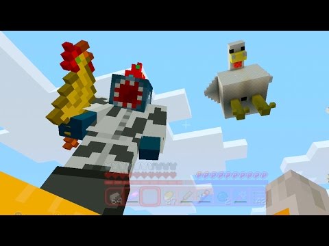 how to be a chicken in minecraft