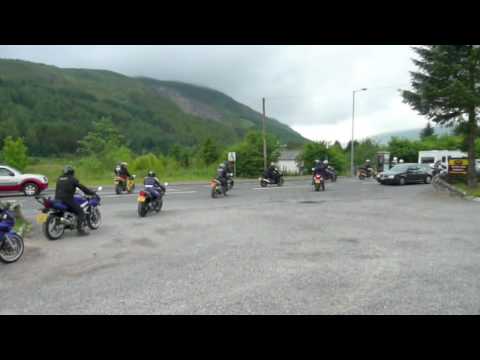 Leaving Tyndrum Lodge