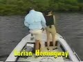 Novelist Randy Wayne White was an acclaimed fishing guide before he wrote the first Doc Ford novel (a series which now has a devoted cult following.)  Here is fascinating footage of White before he became famous as a writer.  He fishes with Carl and Scott Hiaasen (Scott lands  a 80-pound tarpon on 12 lb. test).  Bobby Kennedy Jr. and Lorian Hemingway land lots of snook and redfish. Video is from a PBS TV series, ON THE WATER.  Backdrop music is one of Jimmy Buffett's greatest songs.