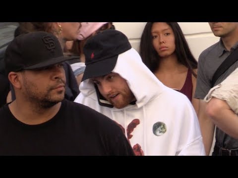 EXCLUSIVE : Ariana Grande boyfriend Macmiller at Colette in Paris