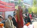 Grand and warm welcome by Mahabodhi-Ladakh students