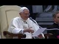 Udienza di Benedetto XVI all\