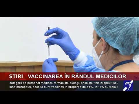 69% din totalul medicilor s-au vaccinat împotriva SARS-CoV-2
