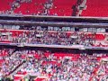 Morcombe get the cup, from our view and then on the big screen