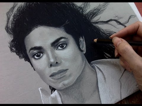 how to draw mj face