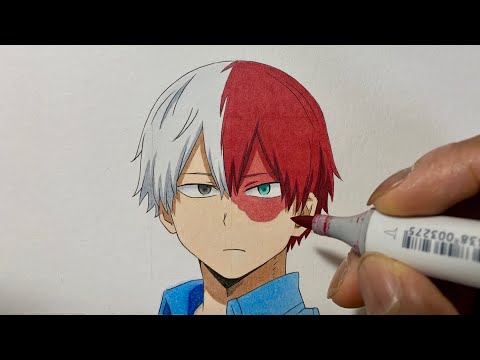 video-linktoworks-How to Draw Shoto Todoroki Easy - My Hero Academia (Boku ...