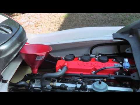 how to change oil in honda aquatrax f-12x