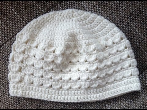 Häkeln: Kindermütze - Mädchenmütze - Muschelmuster by BerlinCrochet