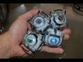 Portal 2 Personality Sphere Figures (Wheatley, Space, Adventure/Rick, "Fact")