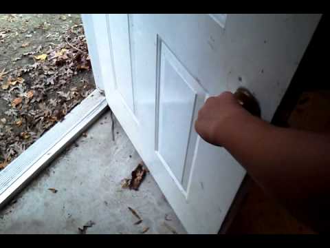 how to break into a door