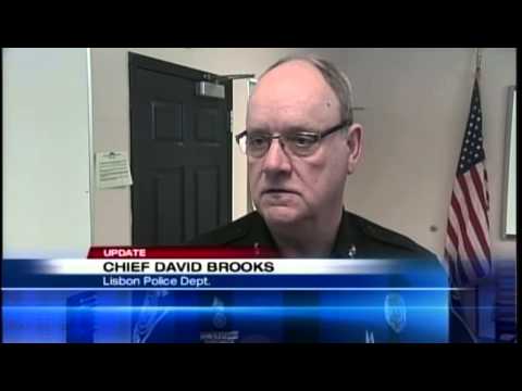 school vandalized - There was no school in the town of Lisbon Monday because vandals let the air out of the school bus tires. News 8's Jim Keithley reports.