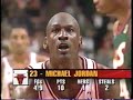 Bulls vs Sonics 1996 - Game 1 - Michael Jordan 28 points