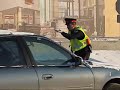 Edmonton Police Officer Dancing at Kingsway Garden Mall