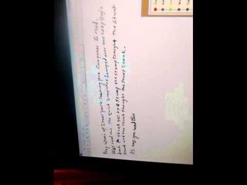 how to read handwriting