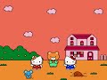 the end. fucking hell, i didn't think i'd have to save scum in a hello kitty game, but i ended up have to do so if i wanted to finish. seriously. this game is a jerk, especially since it only gives you two continues.