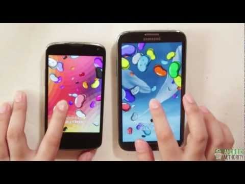 Nexus 4 vs Galaxy Note 2!
