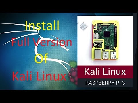 Learn How to Install Kali Linux in Raspberry pi 3 – Internet Adventures