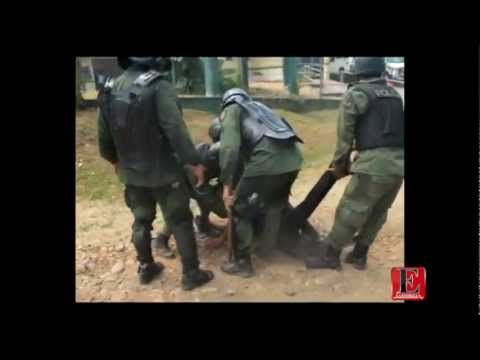 Video escalofriante de la represión