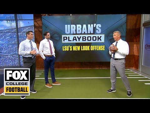 Video: Urban Meyer breaks down LSU’s passing offense & QB reads | URBAN’S PLAYBOOK | FOX COLLEGE FOOTBALL