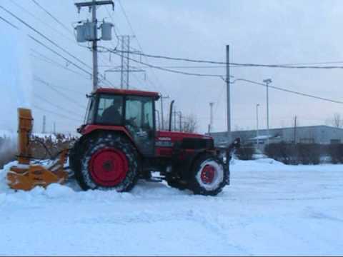 Demo pushing through snow banks