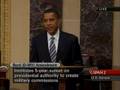 Obama on Senate Floor