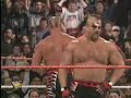 one of the biggest and most heated rivalries ever in the history of the world wrestling federation started when farooq came to the wwf and attacked ahmed johnson and put johnson on the shelf. while ahmed was absent farooq would form a army of militants set on delivering his message by any means. now farooq alongside his fellow nation members crush and savio vega they team together to face the team of hawk and animal the legion of doom and the man that wants revenge for what the nation has done to him ahmed johnson. will lod and ahmed destroy this ruthless nation or will the nation end the careers of the legion and ahmed?