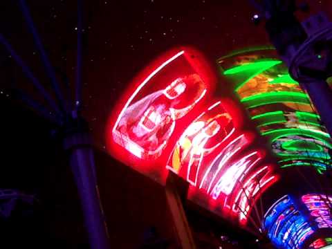 laser show at downtown las vegas