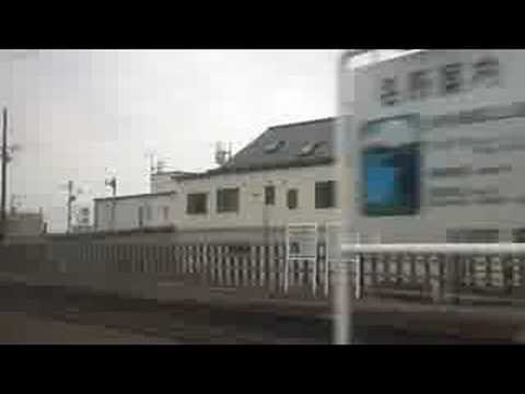 室蘭本線  苫小牧 方面 特急スーパー北斗1號車風景 洞爺-到、有珠-通