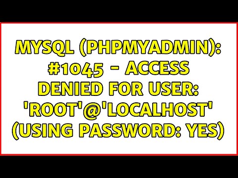 mac access denied for user mac access denied for user