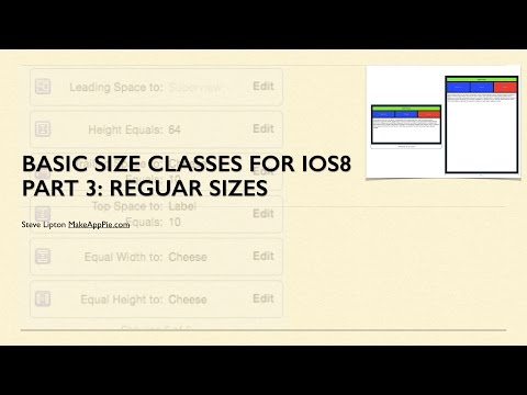 Auto Layout and Size Classes: The Regular Size and Lining up Buttons ...