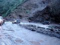 Cruzando rio camino a Oxapampa