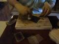 Entintado de una plancha para un grabado