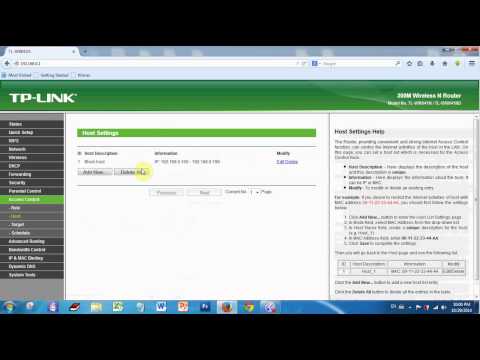how to block facebook in tp link router