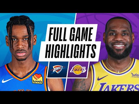 Video: THUNDER at LAKERS | FULL GAME HIGHLIGHTS | February 8, 2021