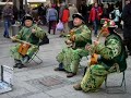 Munich street musicians from Tibet