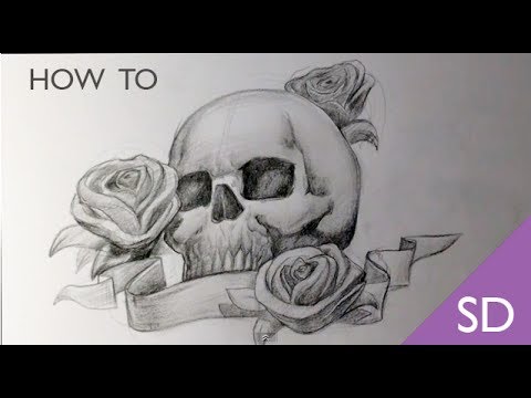 how to draw skulls