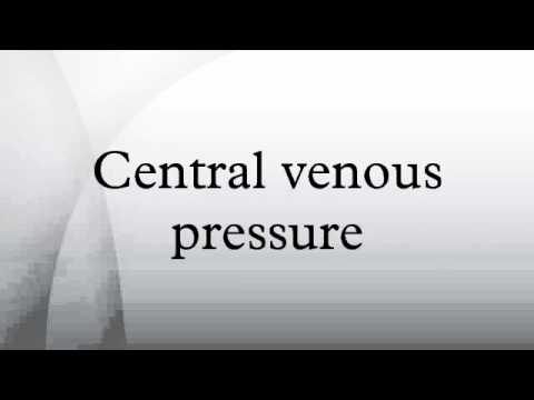 how to measure central venous pressure