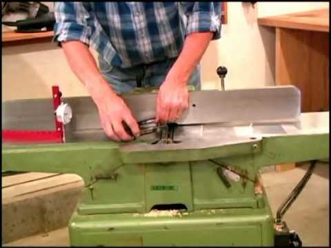 how to adjust jointer knives