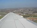 Cubana Ilyushin IL-62M Take-off from Havana - window view Cubana Ilyushin IL-62M Take-off from Havana - window view