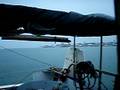 videos de Tropical storm off the stern of the Rip Tide