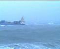 Interceptor 42 in huge seas at Cork Harbour
