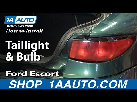 How To Install Replace Taillight and Bulb Ford Escort ZX2 98-03 1AAuto.com