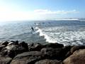 Learning to surf at Lahaina, Maui, Hawaii