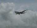 Cathay Pacific Boeing 777 checkerboard Hong Kong crosswind