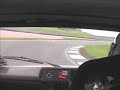Donington Park 30-05-08 chasing mini Formula 1 car & Porsche