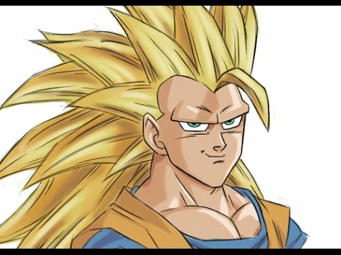 how to draw goku step by step