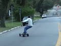 Crazy longboarding and carve Crazy longboarding and carve